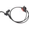Тормоз дисковый SHIMANO XT M8000(левый)/BR-M8020(передний), гидролиния 1000мм, без адаптера, металлическая колодка IM80002KLFPNA100