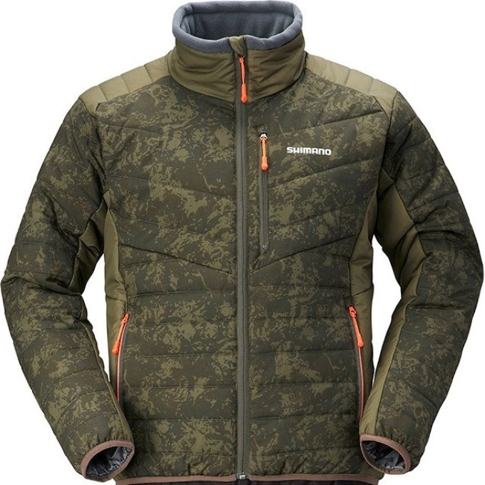 Куртка утеплённая SHIMANO BASIC INSULATION JACKET ORE KHAKI 2XL MD05JQ2XLOKH