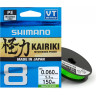 Леска плетёная SHIMANO KAIRIKI 4 PE 150 м разноцветная 0,16 мм 8,1 кг LDM54TE1516015M