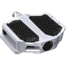 Педали SHIMANO EF205, топталки, серебристый EPDEF205S