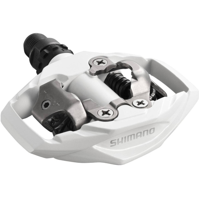 Педали SHIMANO, M530, SPD, с шипами, белый EPDM530W