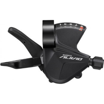 Шифтер SHIMANO ALIVIO M3100-R, правый, 9 скоростей, на хомут, c индикатором, трос 2050мм