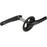 Система SHIMANO DEORE, M6000-2, 170 мм, интегрированный вал, 10 скоростей, 36/26T без каретки CL+3 мм, черный EFCM6000BCX66X