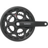 Система SHIMANO TOURNEY, A073, 170 мм, квадрат, 50/39/30T, защита одинарная EFCA073C090C