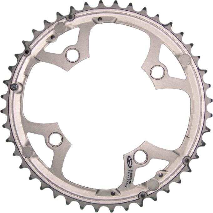 Звезда передняя велосипедная SHIMANO DEORE для FC-M510, 48T, серебристая Y1DS98210