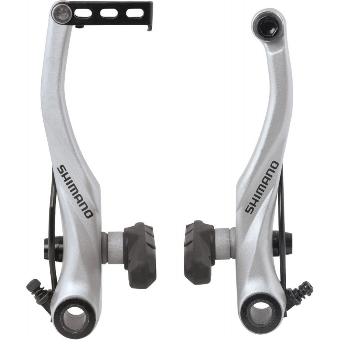 Тормоз v-br SHIMANO ALIVIO, T4000, задние, колодки S65T, серебро EBRT4000RX43SSP